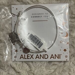 Alex and Ani Silver Snowflake Bracelet